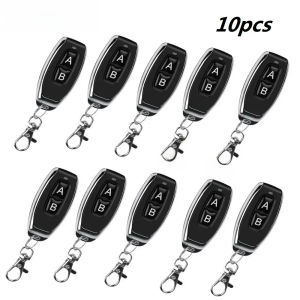 10PCS RF433MHZ Copy Gate Garage Door Control 433 Remote Control Universal Wireless Clone Switch Key Cloning Duplicator