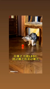 Dog Cat Toy Jumping Ball Bouncing Rolling Pet Ball Toy Interactive Dog Cat Chasing Ball Self Moving Pet Ball Tease
