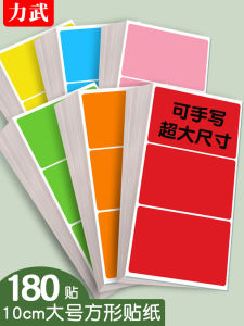 Large Rectangular Handwritten Name Labels Stickers 10cm Self-Adhesive Clothes Tags Kindergarten Childrens Activity Stickers