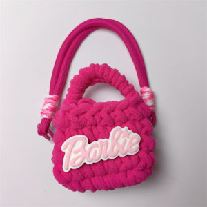 Barbie Phone Holder Womens Earphone Woven Neck Strap Mobile Phone Case Crossbody Long Rope Mobile Phone Crossbody Rope Hanging Cord