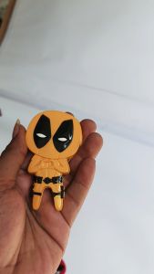 Emblem Variasi DEADPOOL Timbul 3D Aksesori Unik Untuk Motor & Mobil Bukan Stiker Bahan Fiber Glass