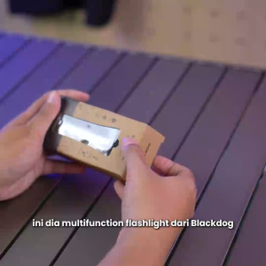 Blackdog Lampu Senter Serbaguna BD-LYD003 Flashlight Camping Light Rechargeable