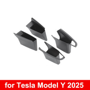 For Tesla Model Y Juniper 2025 Door Handle Storage Box Interior Accessories Model 3 Highland Inner Handle Organizer Phone Holder