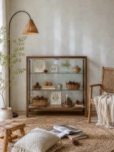 DMX | Toy Model Display Cabinet Wood Frame Glass