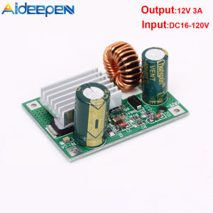 Aideepen 3A Buck Step Down Power Supply Module DC-DC 9V/16V-90/120V 48V 36V 24V to 5V 12V