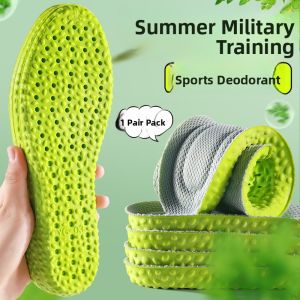 FASHEHAN | Natural Mugwort Anti-Odor Sweat Absorbent Mens军训 Shoe Inserts Ultra Soft Pain Relief Training Camp Comfort Footbeds