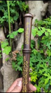 Tongkat Komando Kayu Kalimasada Ukir