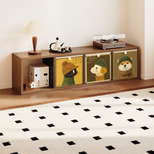 MEISD | Multi-Function Steel and Wood Storage Display Cabinet