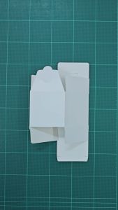 กล่องพับกระดาษขาว หน้าตัด 4x4ซม. กล่องของชำร่วย กล่องของขวัญ (แพค50ใบ)