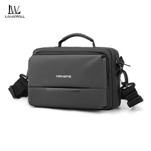 LouisWill Men’s Bags Chest Bag Fashion Shoulder Bag Handheld Bag Cross Body Bag Messenger Bag Large Capacity Sling Bag Casual Bag Men Fashion Waterproof for Sport Street Travel Outdoor