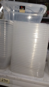 PLASTIC FOOD KEEPER / TUPPERWARE/ PLASTIC CLEAR CONTAINER/FOOD STORAGE/LUNCH BOX/BAUNAN/FOOD SAVER
