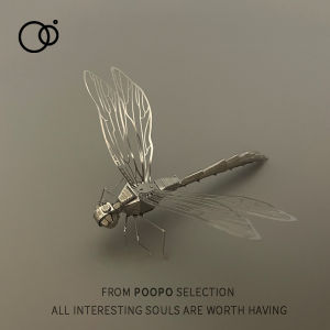 Handmade DIY Mechanical Assembly Insect Dragonfly Scorpion 3D Metal Puzzle Three-Dimensional Model Decoration Toys
