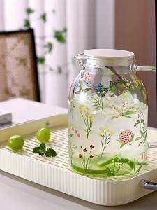 YAGANG | Thick Glass Aesthetic Water Pitcher
