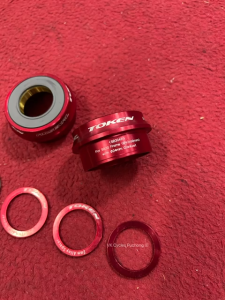 TOKEN BB30 BB30AR Tiramic/Ceramic Premium bearing Bottom bracket 42mm x 68mm Shimano Crank Use