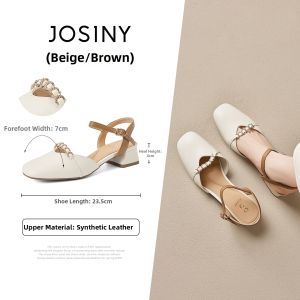Josiny | Fairy Style Summer French Elegant Shallow Mary Jane Shoes