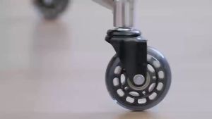 Roda kursi kantor gaming 3" as tusuk roda karet bening roda furniture roda tancap polos 73mm