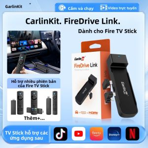 Bộ Chuyển Đổi Carlinkit FireDrive Link CarPlay Phát Trực Tuyến HDMI Cho Fire TV Stick Giải Pháp Giải Trí Trên Ô Tô Có Dây Thiết Lập Nhanh Chóng