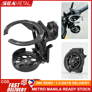 SEAMETAL Motorcycle Cup Holder Foldable CNC Plastic Anti-Vibration Water Bracket Kettle Holder