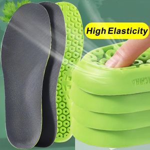 1 Pair Upgraded 2023 Men Women Elastic Shock Absorption Memory Foam Shoe Sole for Feet Comfortable Sport Running Shoe Pad Soft Breathable Insoles