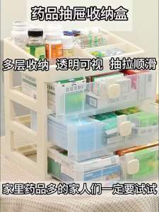 Large Capacity Medication Storage Box Classification Organization
