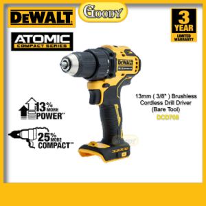 DEWALT Atomic DCD708D2-BI 13mm ( 3/8" ) Brushless Cordless Drill Driver (Bare Tool) ( DCD708D2 DCD708 )