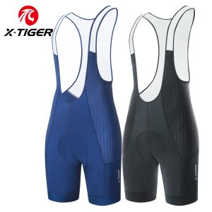 X-TIGER Mens Racing Cycling Outdoor Sports Shorts Summer Light Mesh Breathable Cool Cycling Shorts Pro Mountain Road Bib Shorts