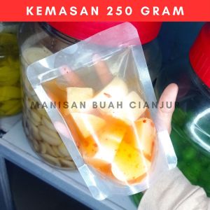 MANISAN BUAH KEMASAN 250 GRAM MANISAN BUAH CIANJUR ASINAN BUAH