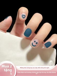 MONLEYTA | Nhựa giả móng tay ngắn và dài thủ công cao cấp mùa thu đông mới của MONLEYTA R285 Mặt cười trái tim 138z