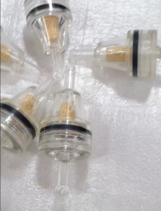 Lọc xăng trong suốt  earls thailand + 2 Pát kẹp xi crome inox