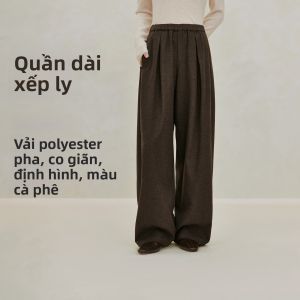 INMAN | Quần Dài Chân Rộng Đai Rộng Thoải Mái Và Đa Năng