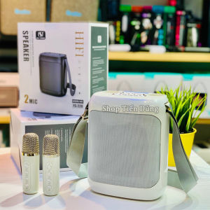 [ HÀNG MỚI 2023 ] Loa Bluetooth Hát Karaoke Chính Hãng SU-YOSD YS-220 Kèm 2 Micro Không Dây - Chỉnh Echo - Reverb - Đổi Giọng Cực Hay-Ngoài ra còn có dây đeo.bảo hành uy tín