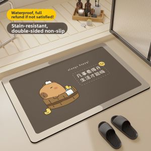 Bath Mats Slip-resistant Silica Gel Moisture-absorbing