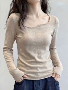 YIKEMAI | V-neck Large Size Retro Elegance Spring Knit Sweater