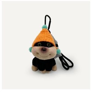 Cute Ugly Design Bag Decoration Plush Keychain