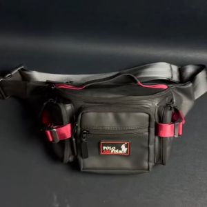 Waistbag Waterproof Polo Amstar Bahan Ballon Tebal Anti Air Tas Pinggang & Tas Selempang Bahu