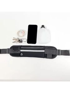 Waterproof Reflective Waist Bag for Men and Women - Ideal for Outdoor Running with Earphone Hole