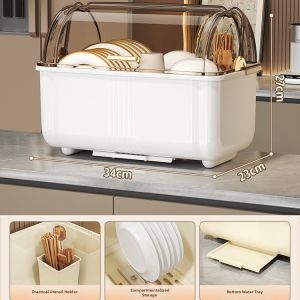 With Lid Drip Tray Storage Rack