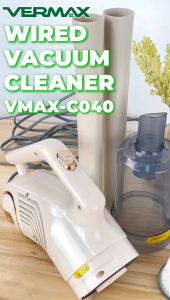 Vermax Vacuum Cleaner 3 IN 1 Handheld Vacuum Cleaner White Strong Suction Large Capacity Dust Cup 5M Power Cord Lightweight 15000Pa