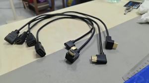 HDMI Extension Cable HDMI-compatible Extender Cable Elbow Angle Male Female 60Hz 4K Gold Plated For Displayer Monitor Tablet