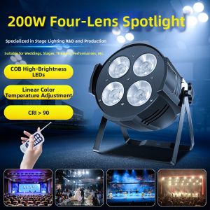 4 Face Spotlight 1-Eye Illumination Stage Light 200W