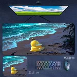 Potdemiel | Student Wrist Guard Cute Writing Pad Cartoon Rubber Mouse Pad Multi-size Optional Office 90x40cm Computer Keyboard Pad Table Mat