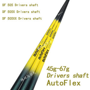 Autoflex Golf Club Shaft: New Model Long Distance Easy to Hit Yellow Wooden Pole for Men