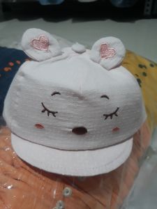 T.I - Topi Bisbol Anak Bayi Newborn Shy Bear Baseball Hat Import