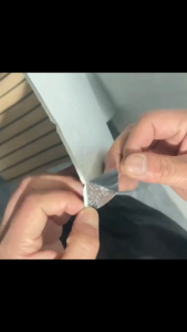 MT Thickened wall corner border with 3D fishbone pattern grille strip suitable for living room bedroom dining room home decoration to prevent collision and decorate the wall.(280cm x 50cm )