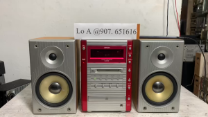 Bán bộ dàn Nghe nhạc Denon D - M1MD bãi nhật về màu đỏ hát tốt