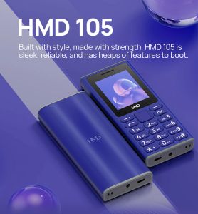 【Official Store】HMD 105 2G Keypad Basic Feature Phone Big Screen Long Standby Big Island Buttons FM Radio 1 year warranty 100% Official Authentic makers of NOKIA