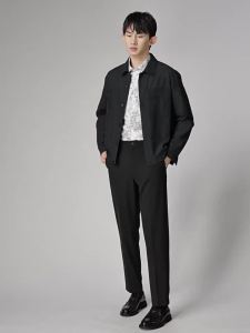 Spring New Fashion Casual Turn-down Collar Button Jacket