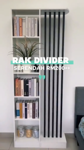 FINSSO Column Divider Partition Entrance Multi-Layer Storage Rack Drawer Living Room Partition Solid / Living Room Divider