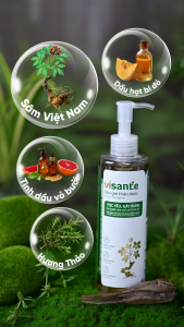 Dầu Xả Dưỡng Tóc Và Phục Hồi Tóc Hư Tổn VISANTE Từ Sâm Việt Nam 100ml