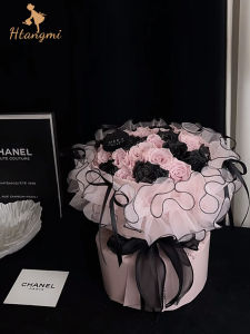 Ballet Miniature Fragrance Style Flower Bouquet Packaging Material Mantara Rose Decorative Lace Butterfly Knot Florist Supplies